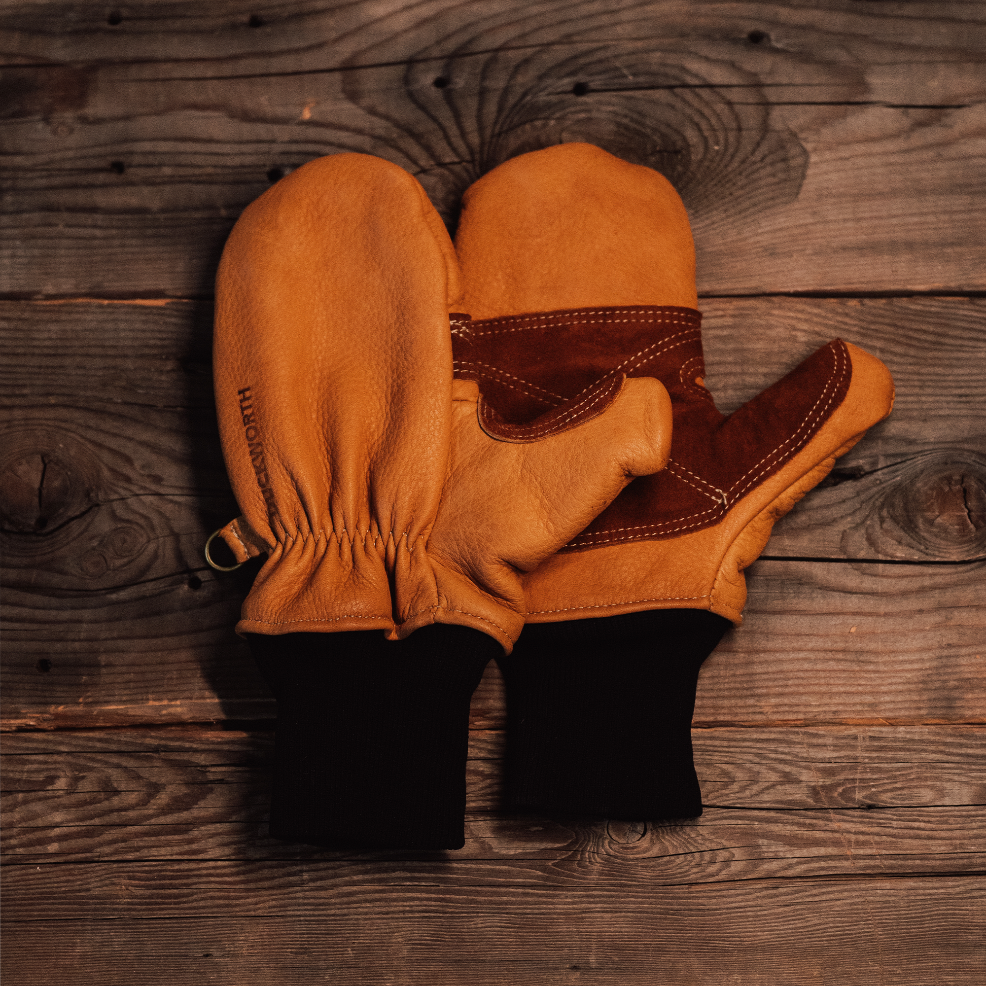 mittens handschuhe Merino Wool Gloves | Deerskin Powder Mitten