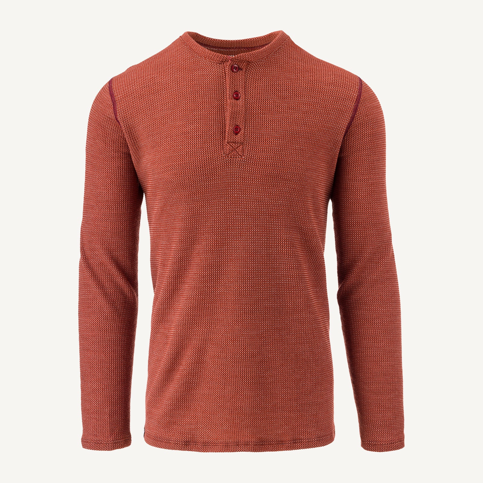 Merino Wool Top Layer Men's Polaris Henley Montana Merino