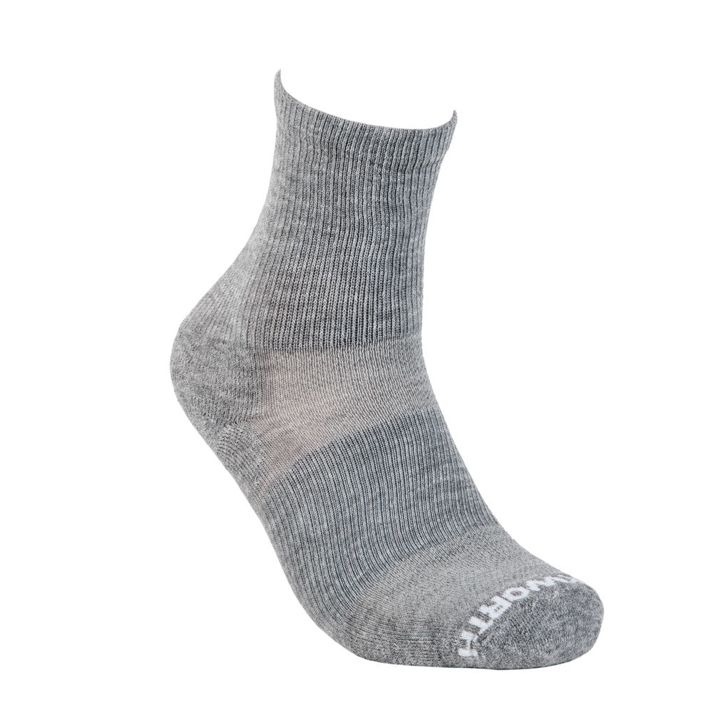 duckworth merino vapor wool athletic sock in gray