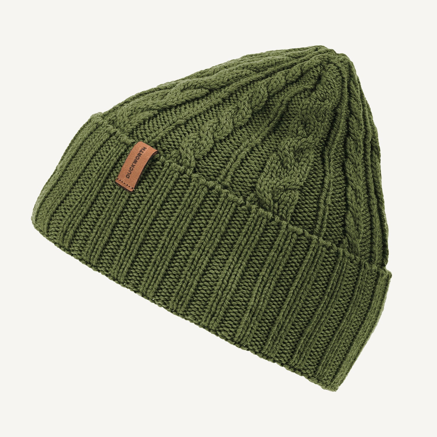Merino Wool Winter Hat Cable Knit Hat Duckworth