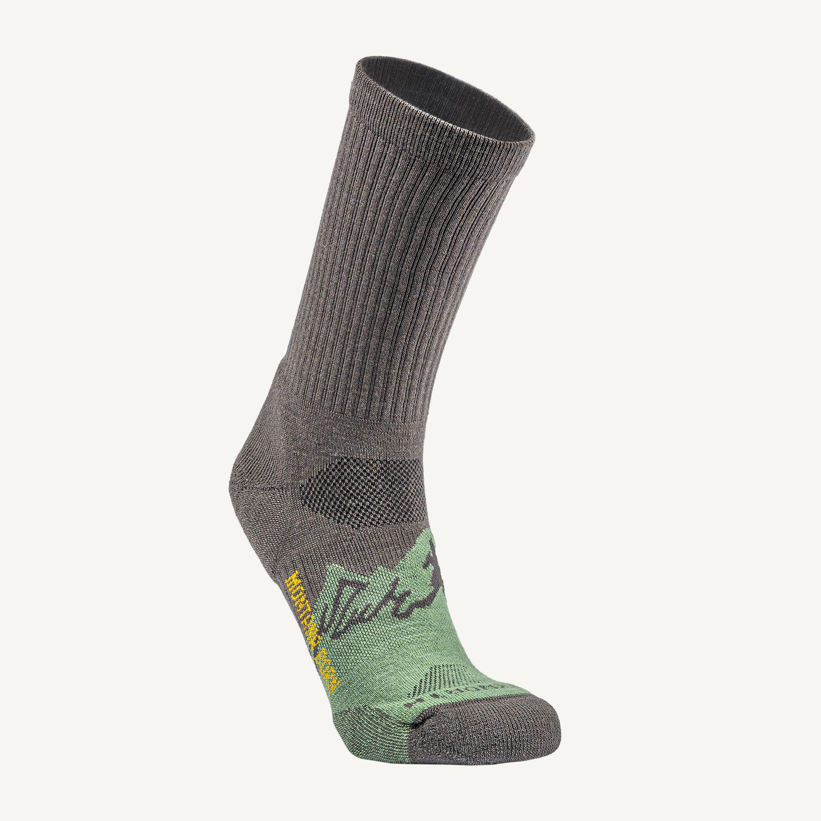 Merino Wool Socks | Lightweight Mountain Ridges Crew Sock