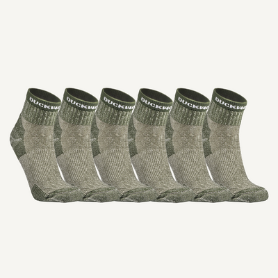 Midweight Quarter Crew Sock 6-Pack