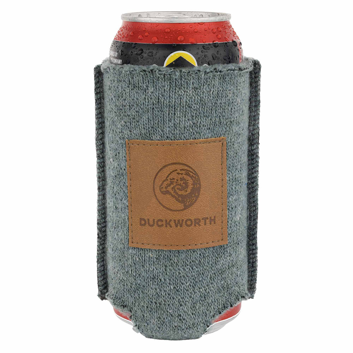 Merino Wool Insulated Tall Can Koozie | Duckworth | Standard Gray 