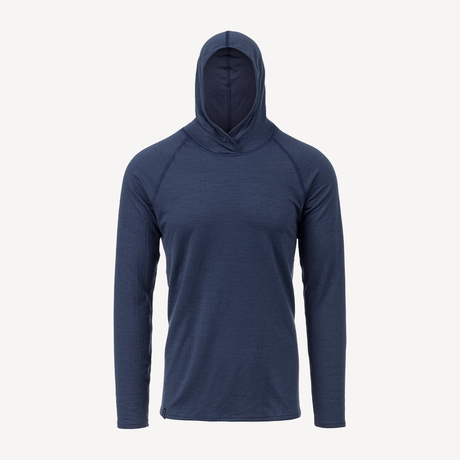 A navy American made Duckworth merino wool hoody. 