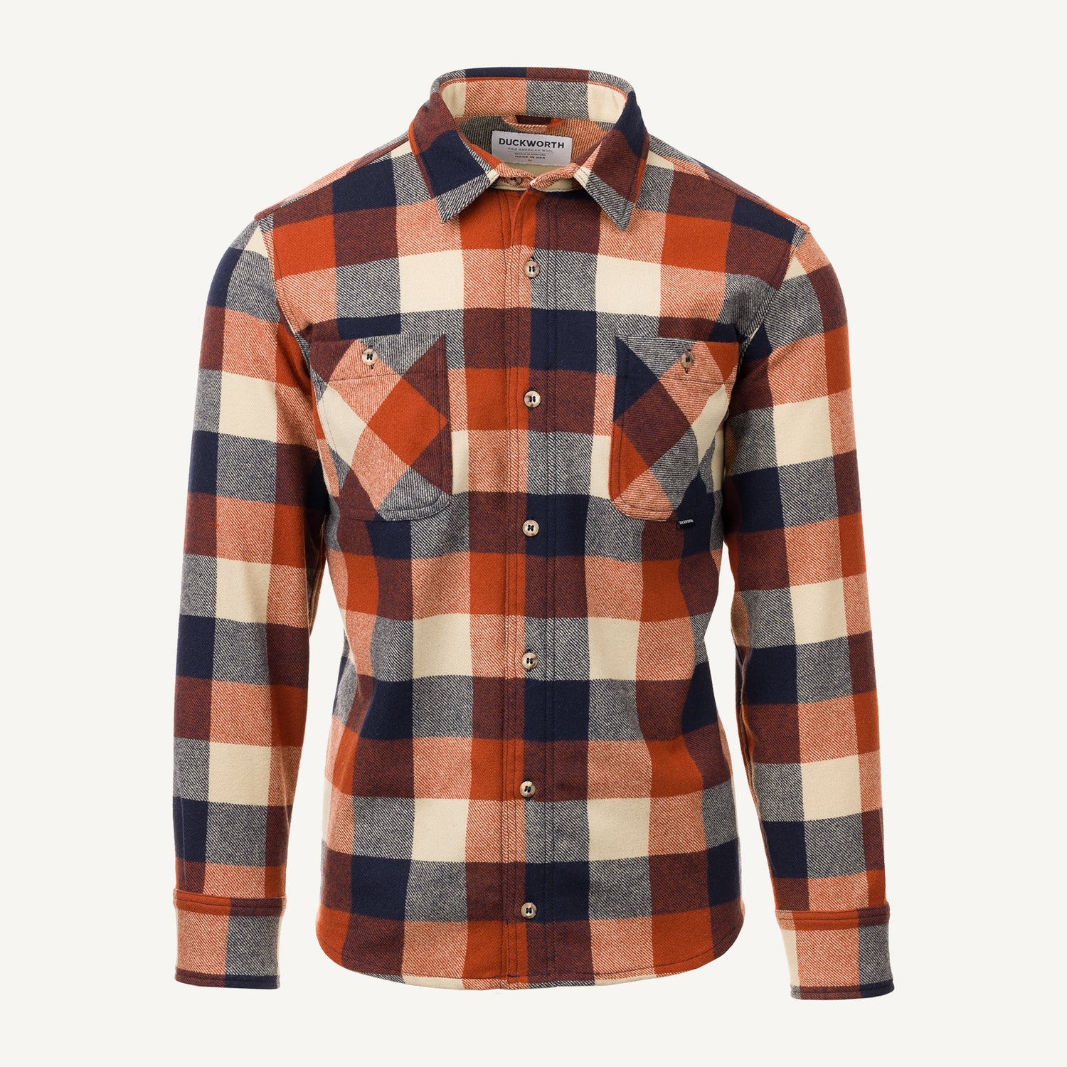 Merino Wool Flannel Shirt | Men's Sawtooth Shirt | Duckworth Merino Wool Flannel Shirt | Men's Sawtooth Shirt | Duckworth