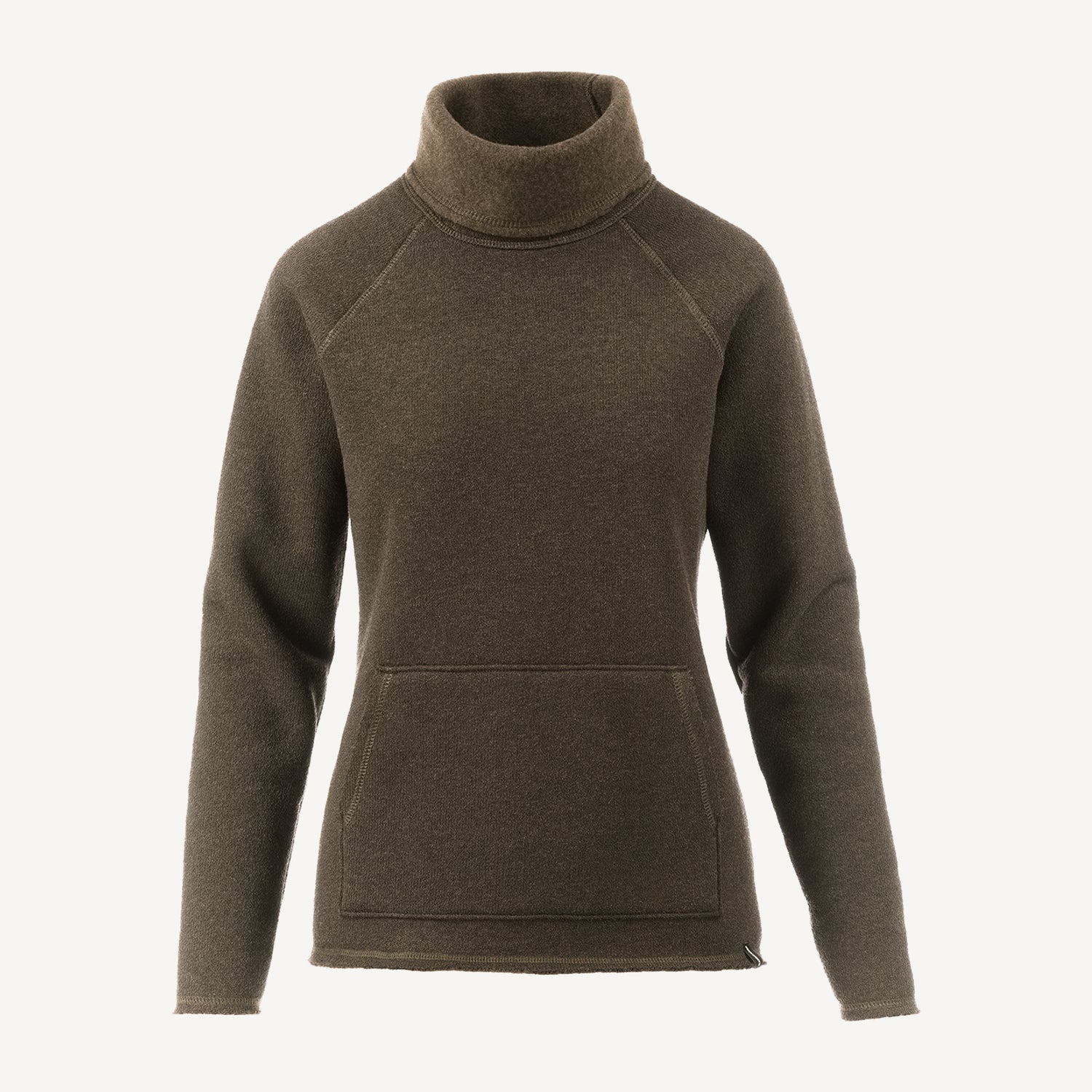 Merino Wool Sweater Women's Powder High Neck USA Made – Duckworth