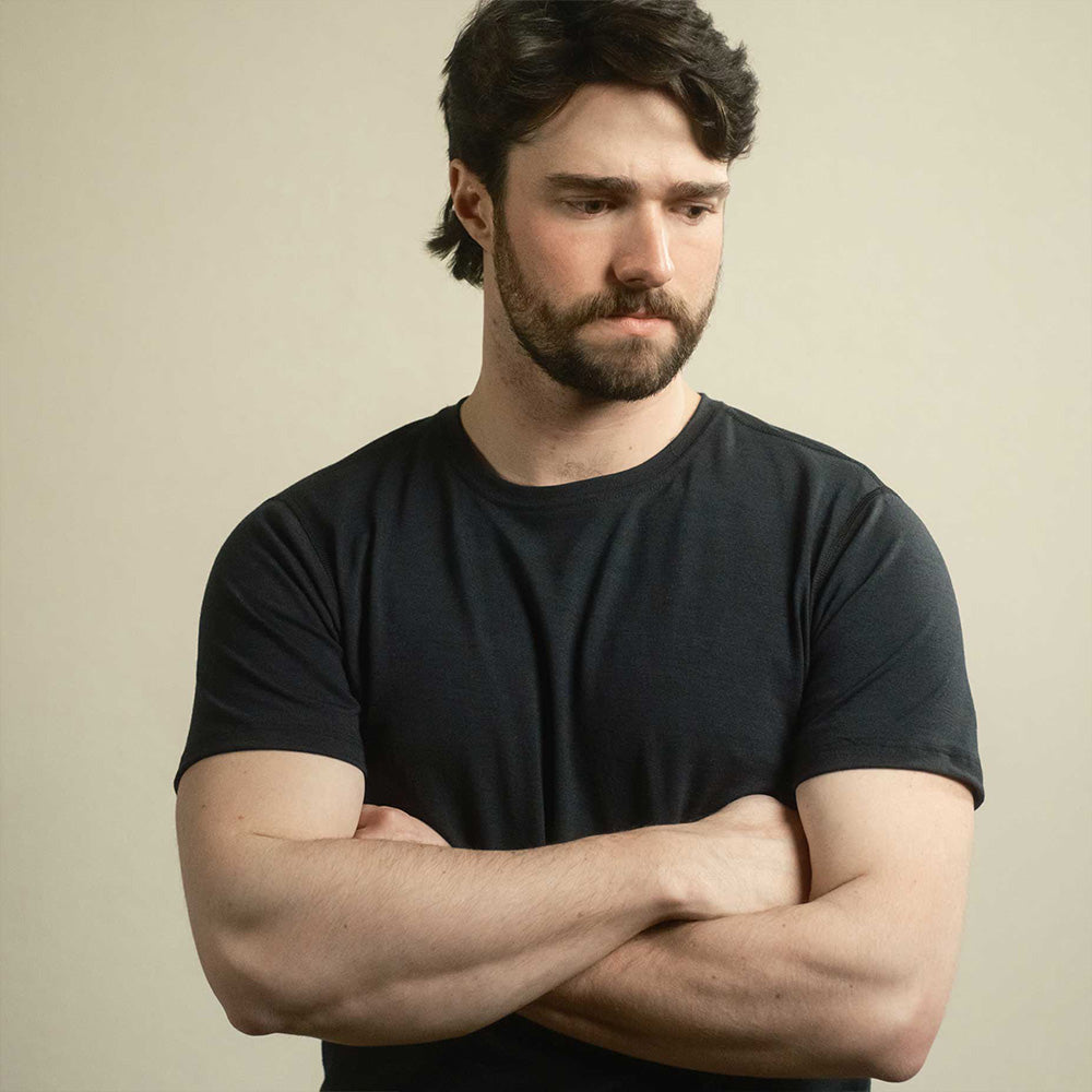 100% Merino Wool T-Shirt | Men's Maverick Tee | Montana Merino