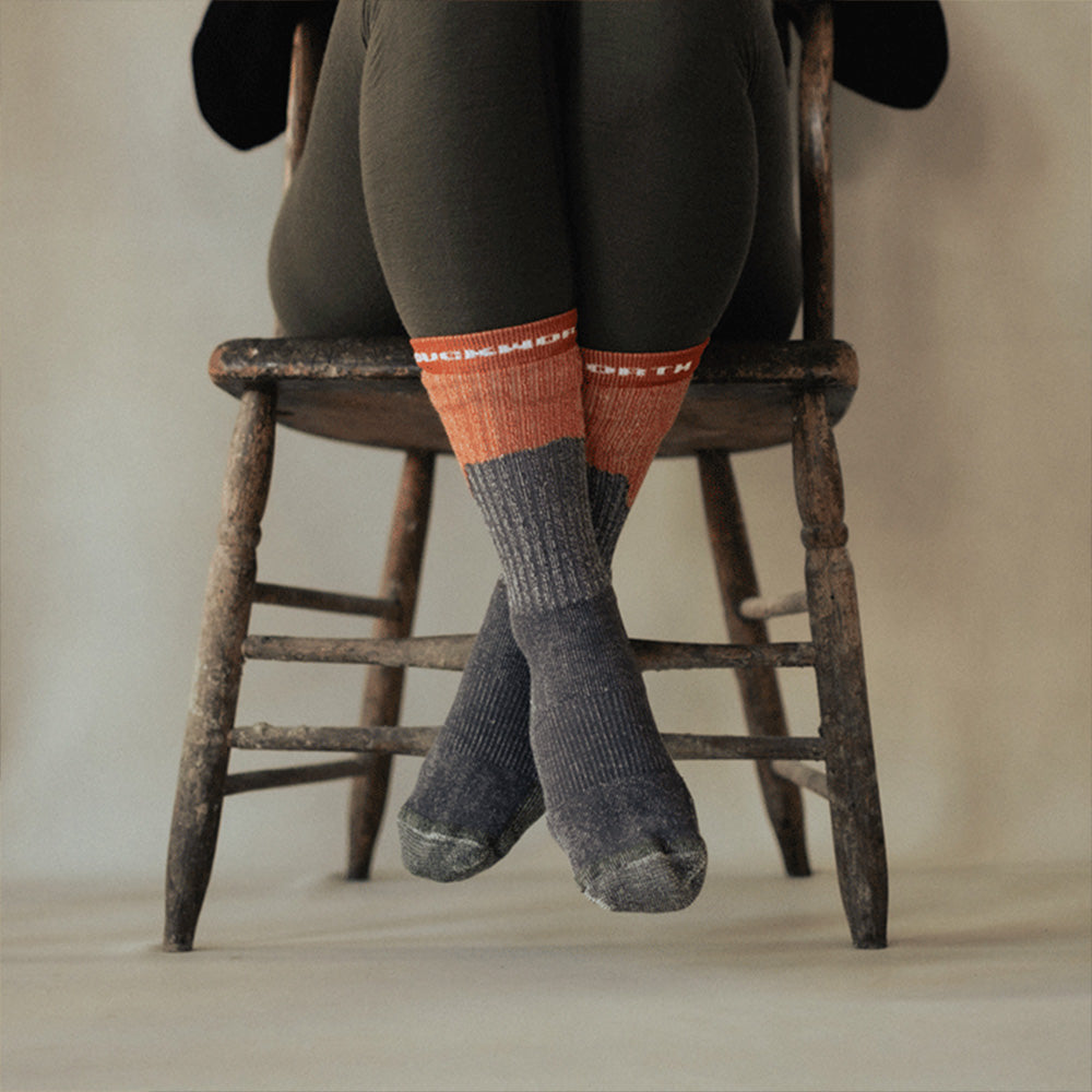 Meath Socks Midweight Black Butte Merino Wool Sock | Montana Merino – Duckworth