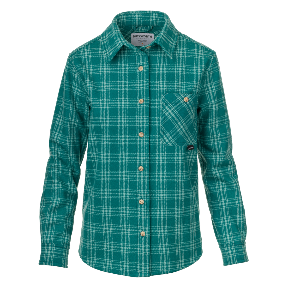 Merino Wool Flannel Shirt, Women's Sawtooth Shirt
