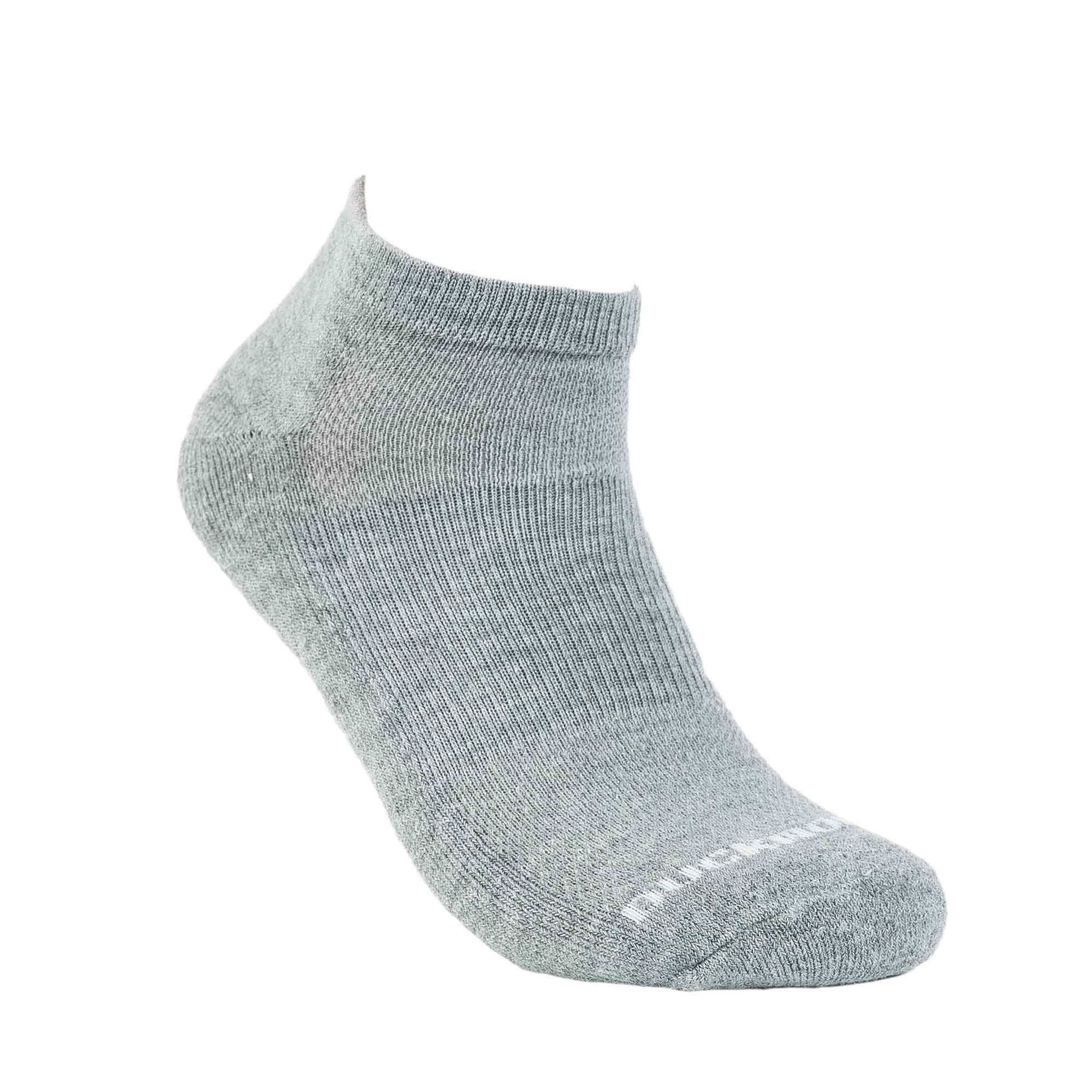 duckworth merino wool ankle sock in gray