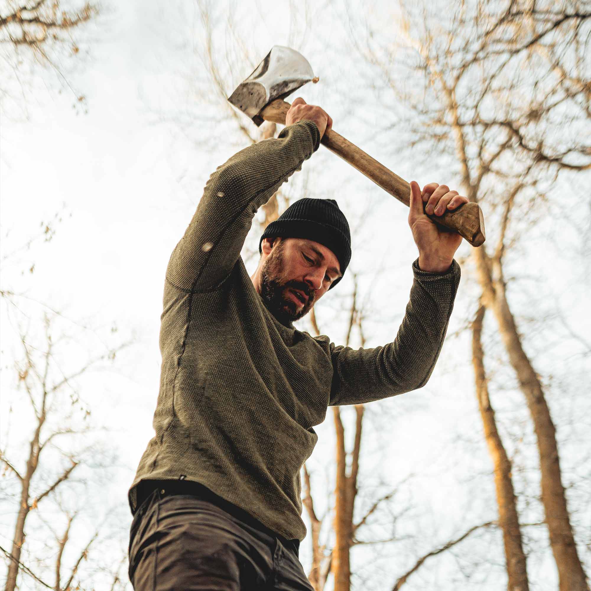 Merino Wool Shirt | Men's Polaris Crew | USA Made – Duckworth